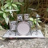  Mô Hình Kim Loại Lắp Ráp 3D Metal Mosaic Bộ Trống (35 mảnh, Drum Set) – MP707 