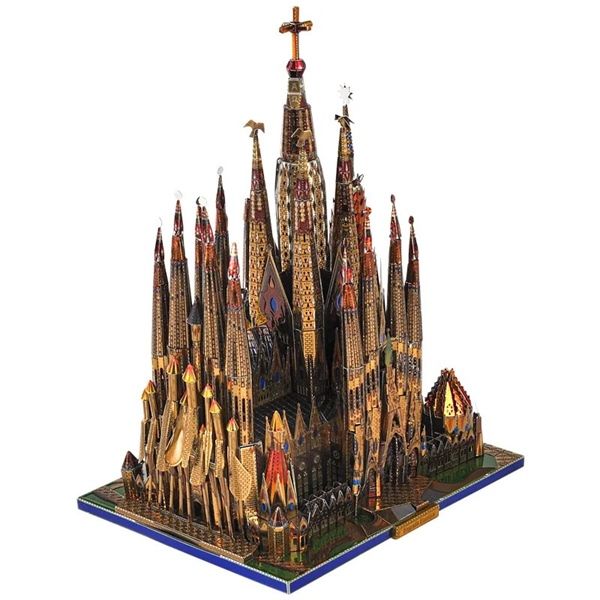  Mô Hình Kim Loại Lắp Ráp 3D Microworld Nhà Thờ Sagrada Família (311 mảnh) J072 - MP1170 