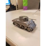  Mô Hình Kim Loại Lắp Ráp 3D Metal Mosaic Xe Tăng M4 Sherman (30 mảnh) - MP880 
