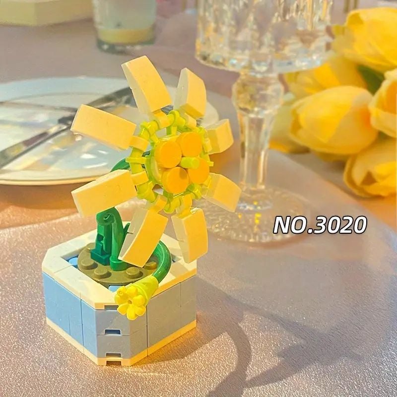  Mô Hình Nhựa 3D Lắp Ráp TEC CREATOR Chậu Hoa Nhỏ (90 mảnh, Small Flower Pot , Giao ngẫu nhiên) - LG0178 