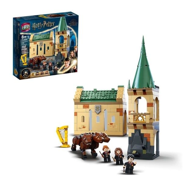  Mô Hình Nhựa 3D Lắp Ráp OEM Harry Potter Trạm Chán Chó Ba Đầu 6055 (397 mảnh, Fluffy Encounter) 76387 - LG0173 