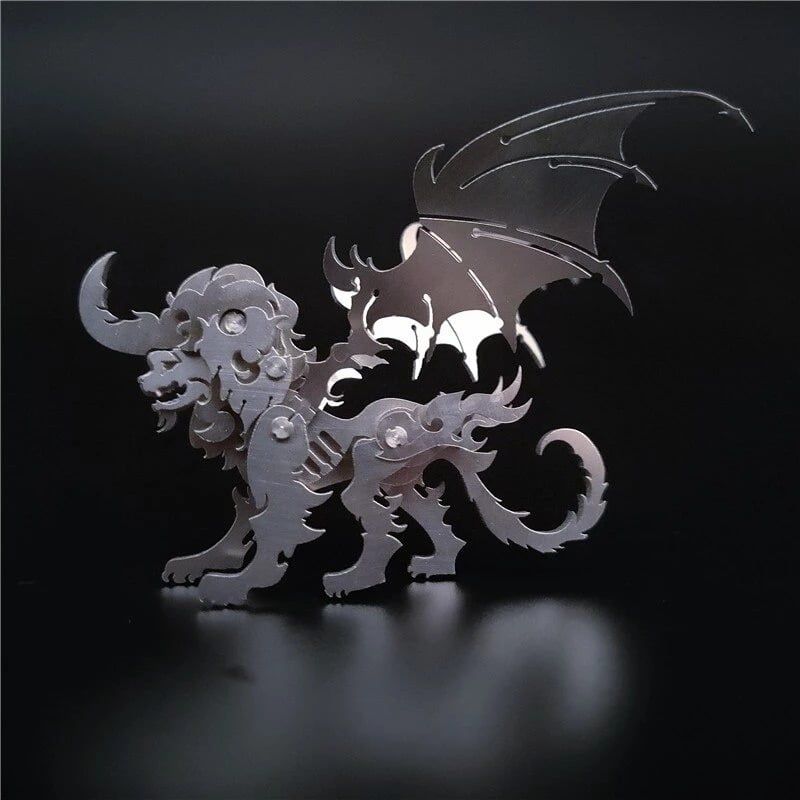  Mô Hình Kim Loại Lắp Ráp 3D Steel Warcraft Kim Nghê (20 mảnh, Kim Nghe) - SW036 