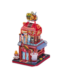  Mô Hình Kim Loại Lắp Ráp 3D MU Tiệm Bánh Burger Châu Âu (79 mảnh, Travel to World - Hamburger Shop) YM-N118-A – MP967 