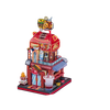 Mô Hình Kim Loại Lắp Ráp 3D MU Tiệm Bánh Burger Châu Âu (79 mảnh, Travel to World - Hamburger Shop) YM-N118-A – MP967
