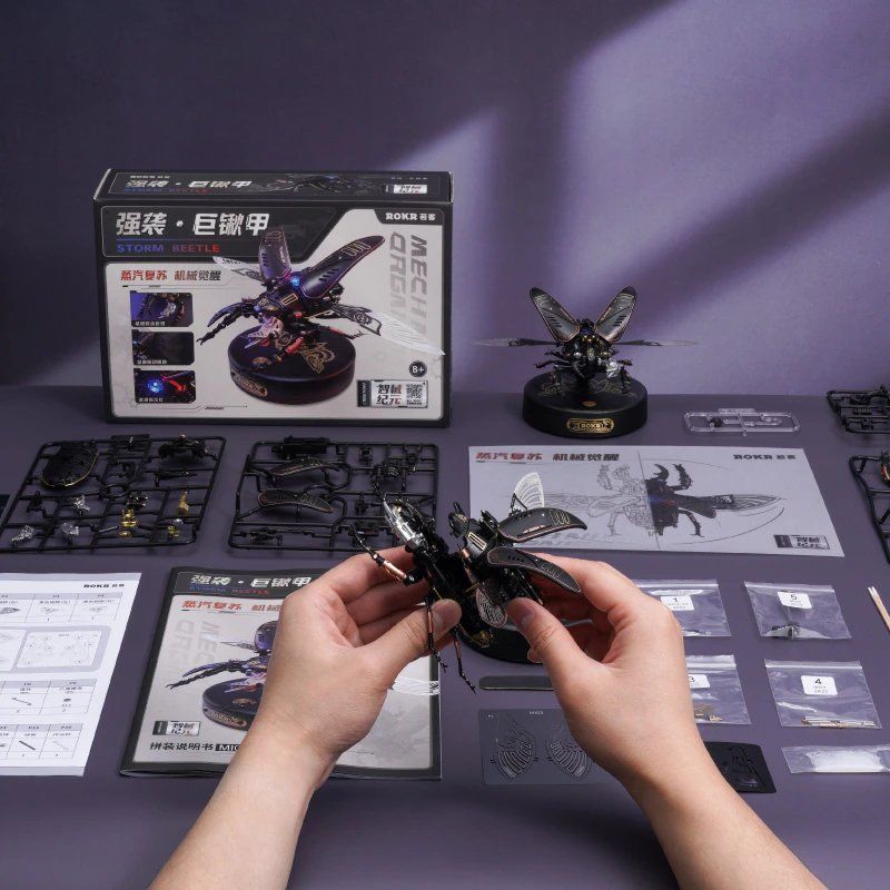  Mô Hình Nhựa 3D Lắp Ráp ROBOTIME ROKR Bọ Cánh Cứng (115 mảnh, Storm Beetle) MI03 – WP258 