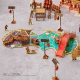  Mô Hình Kim Loại 3D Lắp Ráp Piececool Thịnh Đường Phong Tình (Tang Dynasty Scenery Set) P166-GN - MP1068 