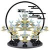 Mô Hình Kim Loại 3D Lắp Ráp Piececool Dao Trì Tiên Cảnh (934 mảnh, Jade Pool Pavilion, Có Đế) P264-GB - MP1153