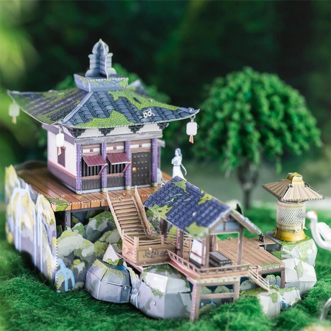  Mô Hình Kim Loại 3D Lắp Ráp MU Series La Tiểu Hắc Phòng Của Vô Hạn (73 mảnh, Legend Of Hei Wuxian’s Room) YM-N109 - MP911 