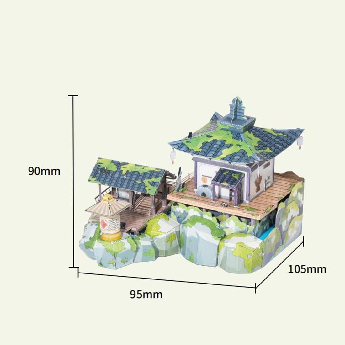  Mô Hình Kim Loại 3D Lắp Ráp MU Series La Tiểu Hắc Phòng Của Vô Hạn (73 mảnh, Legend Of Hei Wuxian’s Room) YM-N109 - MP911 