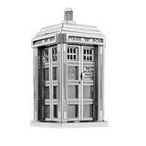  Mô Hình Kim Loại Lắp Ráp 3D Metal Works Bốt Cảnh Sát (35 mảnh, Police Box) – MP236 