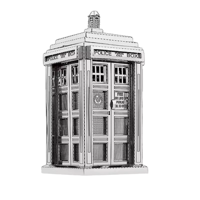  Mô Hình Kim Loại Lắp Ráp 3D Metal Works Bốt Cảnh Sát (35 mảnh, Police Box) – MP236 