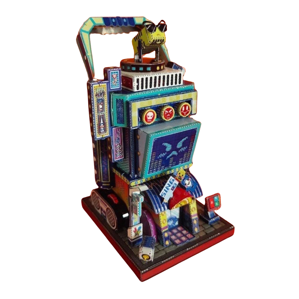  Mô Hình Kim Loại Lắp Ráp 3D MU Quán Karaoke Châu Âu (81 mảnh, Travel to World - Karaoke Bar) YM-N118-C – MP968 