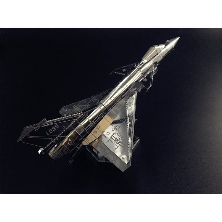  Mô Hình Kim Loại Lắp Ráp 3D Metal Mosaic Tiêm kích J-10B – MP682 