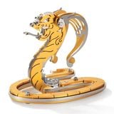  Mô Hình Kim Loại Lắp Ráp 3D Steel Warcraft Con Rắn (27 mảnh, Màu Bạc Vàng, Snake) - SW046 