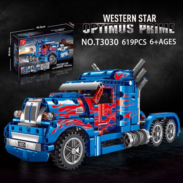  Mô Hình Nhựa 3D Lắp Ráp TGL Xe Tải Western Star Optimus Prime T3030 (619 mảnh) – LG0032 