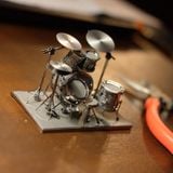  Mô Hình Kim Loại Lắp Ráp 3D Metal Mosaic Bộ Trống (35 mảnh, Drum Set) – MP707 