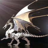  Mô Hình Kim Loại Lắp Ráp 3D Steel Warcraft Rồng Lửa (30 mảnh, Fire Dragon) – SW010 