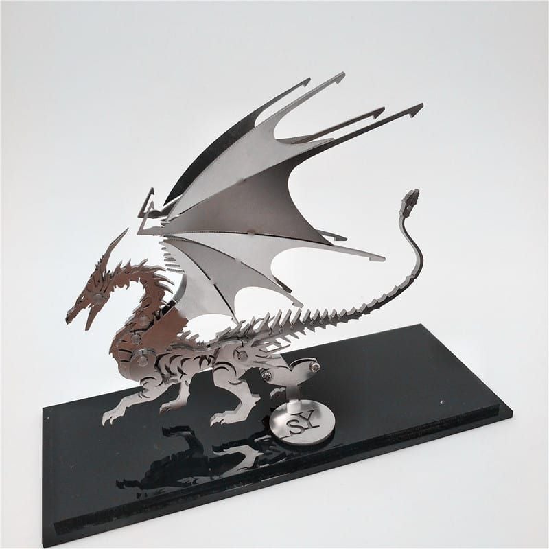  Mô Hình Kim Loại Lắp Ráp 3D Steel Warcraft Rồng Lửa Fire Dragon – SW010 