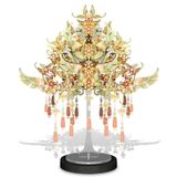  Mô Hình Kim Loại Lắp Ráp 3D Piececool Đào Hoa Quán (154 mảnh, Lovely Flower) P332-GP - MP1205 