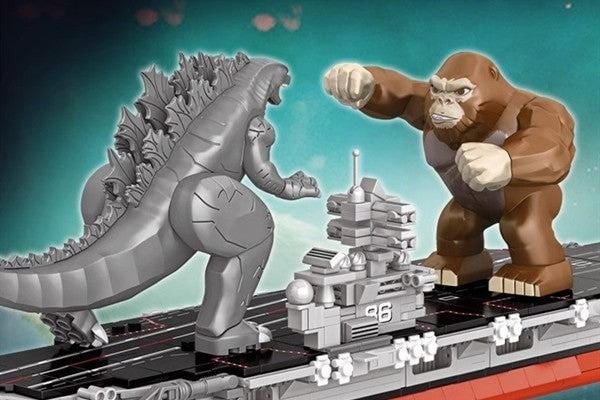  Mô Hình Nhựa 3D Lắp Ráp Panlos Kong Vs Godzilla Trên Tàu Sân Bay (1115 mảnh, Aircraft Carrier) 687101 – LG0118 