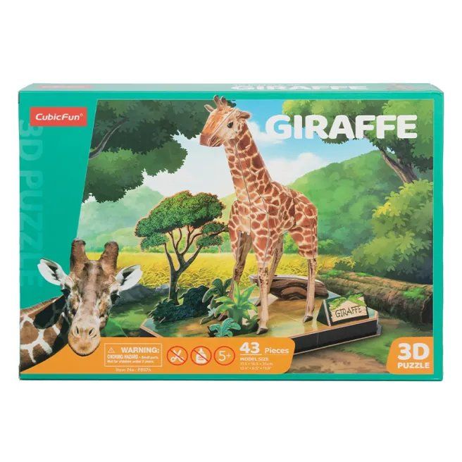  Mô Hình Giấy 3D Lắp Ráp CubicFun Con Hươu Cao Cổ P857h (43 mảnh, Giraffe) - PP004 