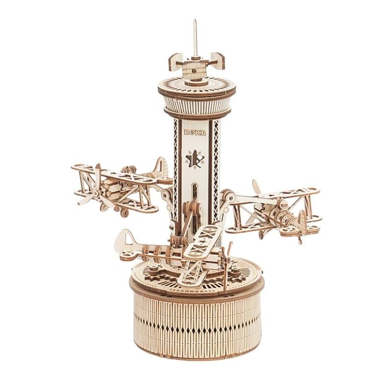  Mô Hình Gỗ 3D Lắp Ráp ROBOTIME Đài Không Lưu Air-control Tower AMK41 - WP136 