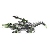  Mô Hình Kim Loại Lắp Ráp 3D Microworld Cá Sấu Chiến Đấu Maesh Gavial - MP825 