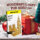  Mô Hình Kim Loại 3D Lắp Ráp Piececool Tháp Đồng Hồ Big Ben (49 mảnh, Yellow) HP018-G - MP1106 