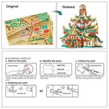  Mô Hình Kim Loại Lắp Ráp 3D Piececool Trường Tư Thục (258 mảnh, Ancient Academy) P162-NG – MP945 