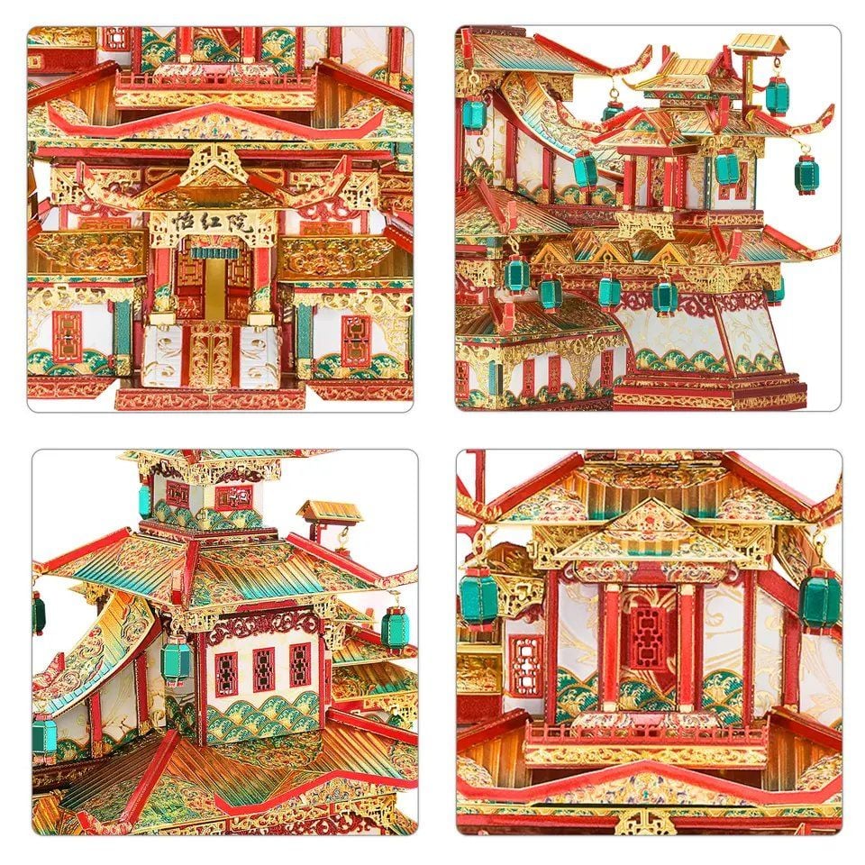  Mô Hình Kim Loại 3D Lắp Ráp Piececool Di Hồng Viện (Yihong Garden) P165-GR - MP1034 