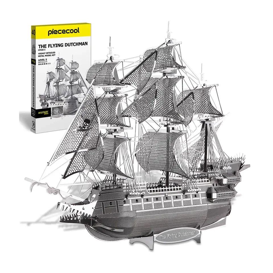  Mô Hình Kim Loại Lắp Ráp 3D Piececool Tàu Người Hà Lan Bay (The Flying Dutchman) HP040-S – MP127 