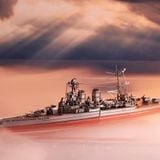  Mô Hình Kim Loại 3D Lắp Ráp Piececool Tuần Dương Hạm (270 mảnh, HMS Hood) P209-SR - MP1066 
