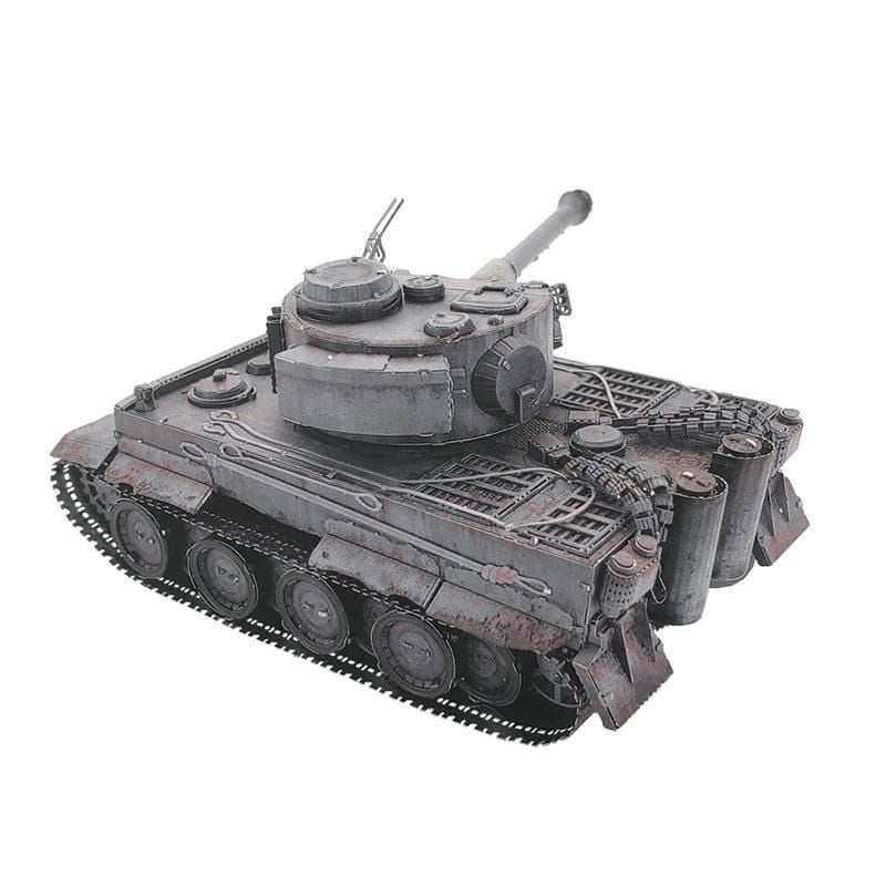  Mô Hình Kim Loại Lắp Ráp 3D MU Xe Tăng Hạng Nặng Tiger I (224 mảnh, Tiger Tank) YM-N086 – MP773 