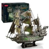  Mô Hình Giấy 3D Lắp Ráp CubicFun The Flying Dutchman (360 mảnh, đèn LED) L527h - PP027 