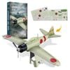 Mô Hình Kim Loại 3D Lắp Ráp Piececool Tiêm Kích (29 mảnh, MITSUBISHI A6M ZERO) HP234-RS - MP1150
