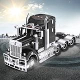  Mô Hình Kim Loại 3D Lắp Ráp Piececool Xe Đầu Kéo Kenworth T909 (308 mảnh, Trucks T909) HP344-KS - MP1228 