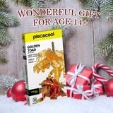  Mô Hình Kim Loại Lắp Ráp 3D Piececool Cóc Thiềm Thừ (393 mảnh, Golden Toad) HP114-GR - MP600 