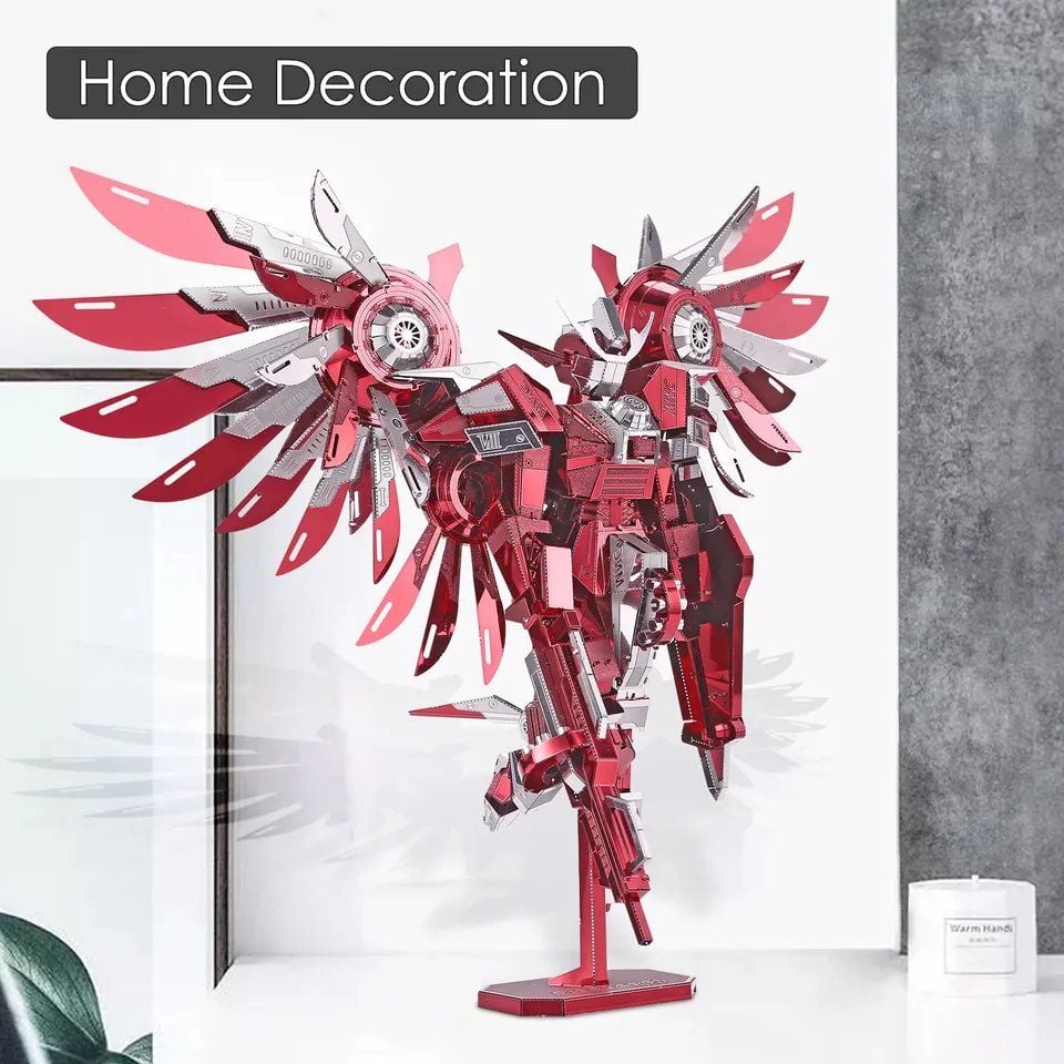  Mô Hình Kim Loại Lắp Ráp 3D Piececool Đôi Cánh Tia Chớp (215 mảnh, Thunder Wings) P069-RS – MP196 