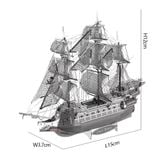  Mô Hình Kim Loại Lắp Ráp 3D Piececool Tàu Người Hà Lan Bay (59 mảnh, The Flying Dutchman) HP040-S – MP127 