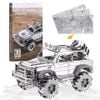 Mô Hình Kim Loại Lắp Ráp 3D Piececool Xe Vượt Địa Hình (157 mảnh, SUV Off-Road) – MP219