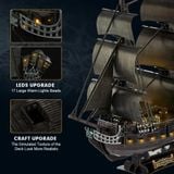  Mô Hình Giấy 3D Lắp Ráp CubicFun The Queen Anne's Revenge (248 mảnh, đèn LED) L522h - PP023 