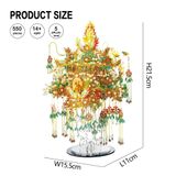  Mô Hình Kim Loại 3D Lắp Ráp Piececool Mão Kim Sí Điểu (Garuda Coronet) P182-GR - MP1046 