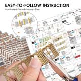  Mô Hình Kim Loại Lắp Ráp 3D Piececool Nhà Thờ Đức Bà Paris (382 mảnh, Notre Dame Cathedral) HP161-BS – MP963 