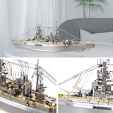  Mô Hình Kim Loại Lắp Ráp 3D Piececool Thiết Giáp Hạm Nagato Class Battleship HP091-SG – MP311 