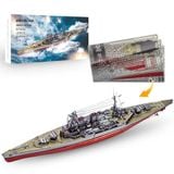  Mô Hình Kim Loại 3D Lắp Ráp Piececool Tuần Dương Hạm HMS Hood P209-SR - MP1066 