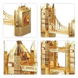  Mô Hình Kim Loại Lắp Ráp 3D Piececool Cầu Tháp Luân Đôn (London Tower Bridge) HP009-G – MP139 