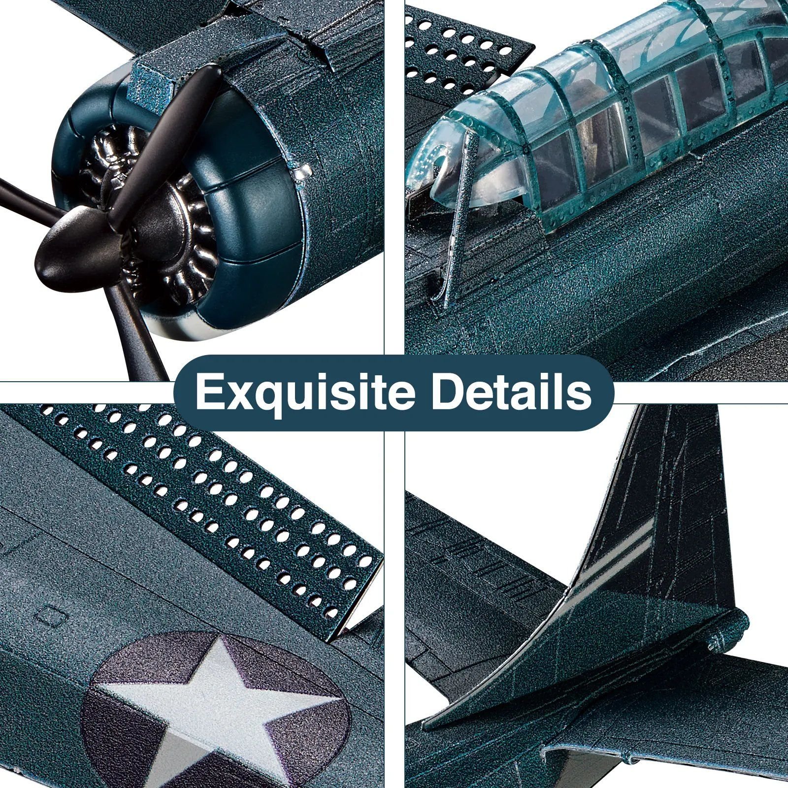  Mô Hình Kim Loại 3D Lắp Ráp Piececool Tiêm Kích DOUGLAS SBD DAUNTLESS HP233-BS - MP1148 