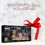  Mô Hình Kim Loại Lắp Ráp 3D Piececool Nhà Thờ Đức Bà Paris (382 mảnh, Notre Dame Cathedral) HP161-BS – MP963 