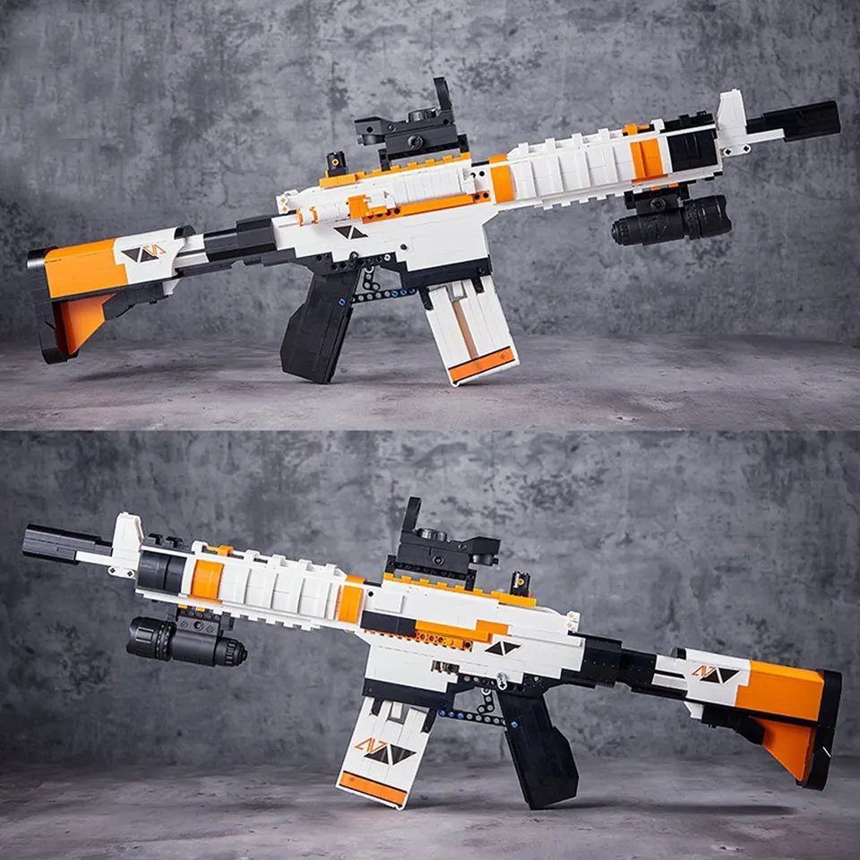  Mô Hình Nhựa 3D Lắp Ráp OEM Súng Trường M4A4 (1388 mảnh, Rifle) DK2001 - LG0136 