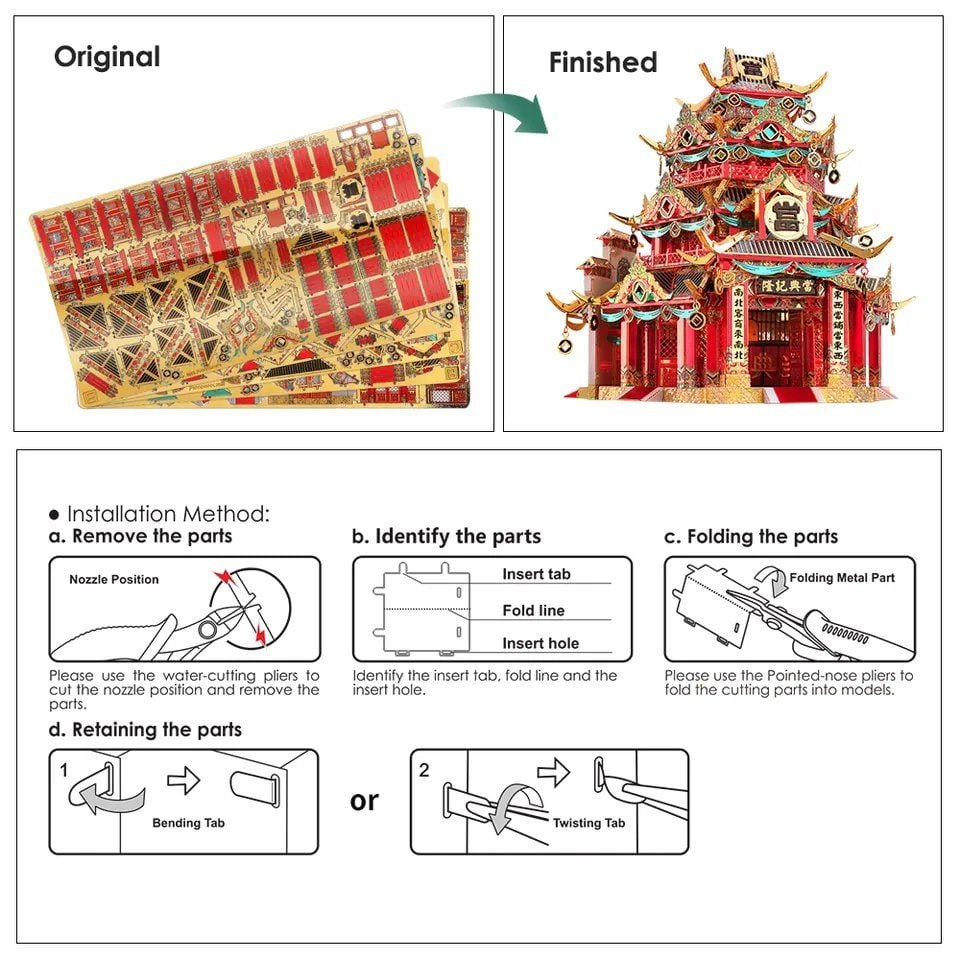  Mô Hình Kim Loại 3D Lắp Ráp Piececool Tiệm Cầm Đồ (269 mảnh, The Pawn Shop) P144-RGK - MP868 
